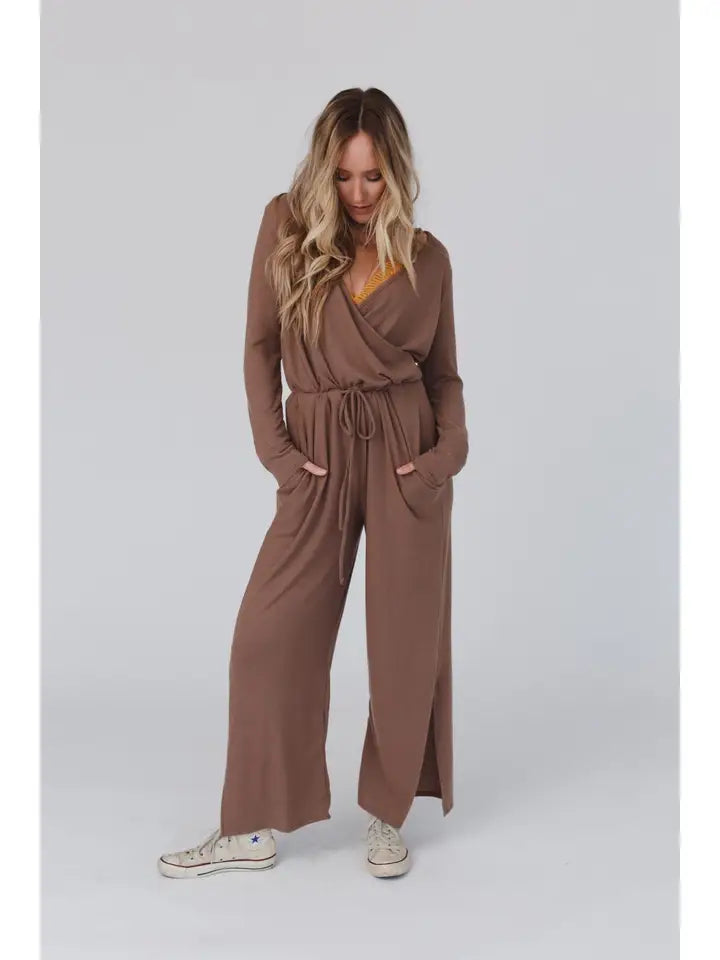 Cross Front Jumpsuit