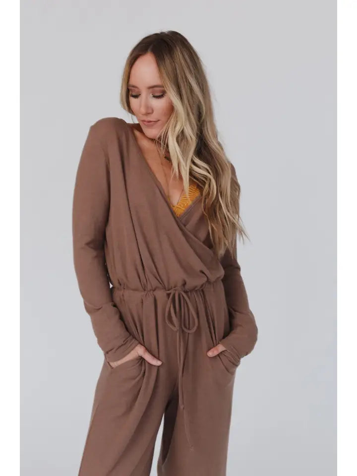 Cross Front Jumpsuit