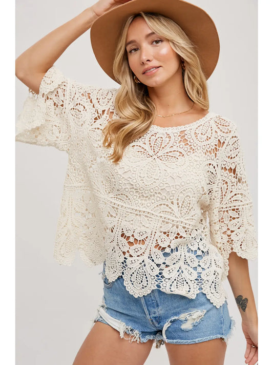 Crochet Lace Top