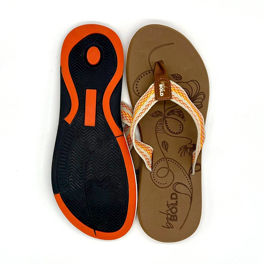 BOHO Woven Strap Flip Flops