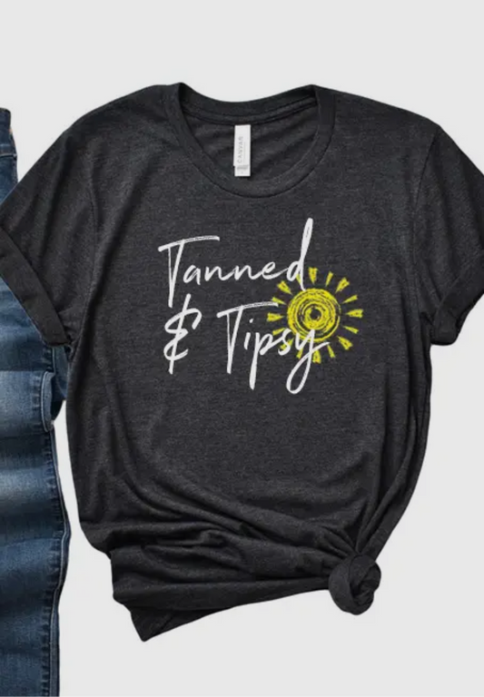 Tanned & Tipsy T-Shirt