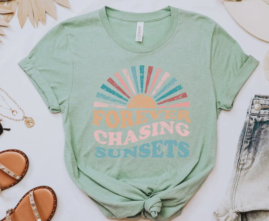 Forever Chasing Sunsets TShirt