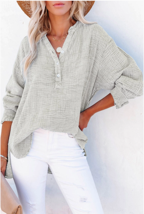 Loose Henley Top