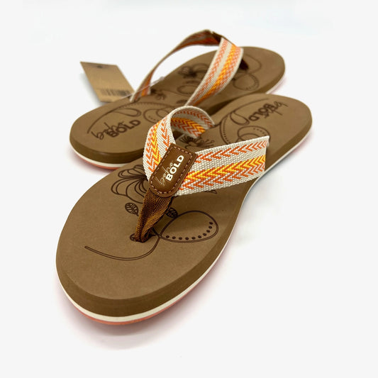 BOHO Woven Strap Flip Flops
